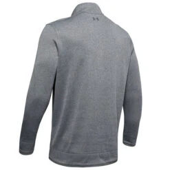 Under Armour Men's Sweaterfleece Half Zip Golf Midlayer -Best Golf Shop 348732 PitchGrey Under Armour Sweaterfleece Zip Windtop 2