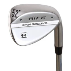 Rife Spin Groove Steel Golf Wedge 3 Rife Spin Groove Steel Golf Wedge -Best Golf Shop 354859 Rife Spin Groove Wedge 1b