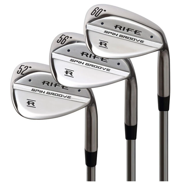 Rife Spin Groove Steel Golf Wedge Rife Spin Groove Steel Golf Wedge -Best Golf Shop 354859 Rife Spin Groove Wedge 1l