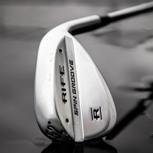 Rife Spin Groove Steel Golf Wedge Rife Spin Groove Steel Golf Wedge -Best Golf Shop 354859 Rife Spin Groove Wedge 4