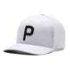 PUMA Golf PUMA Men's P 110 Snapback Golf Cap -Best Golf Shop 355494 BrightWhite PUMA Golf P 110 Snapback Cap 1