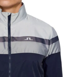 J.Lindeberg Felix Woven Jaquard Jacket -Best Golf Shop 357343 WhiteNavy J.Lindeberg Felix Woven Jaquard Jacket 3