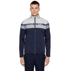 J.Lindeberg Felix Woven Jaquard Jacket -Best Golf Shop 357343 WhiteNavy J.Lindeberg Felix Woven Jaquard Jacket 5