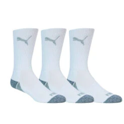 PUMA Golf PUMA Men's Pounce Crew Cut Golf Socks - 3 Pack