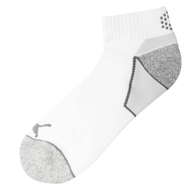 PUMA Men's Pounce Quarter Golf Socks - 3 Pack PUMA Golf PUMA Men's Pounce Quarter Golf Socks - 3 Pack -Best Golf Shop 358207 puma white 1