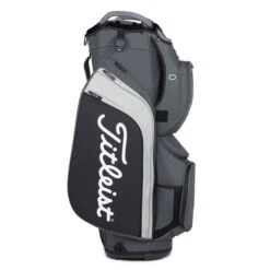 Titleist 15 Golf Cart Bag -Best Golf Shop 358657 Charcoal Black Grey Titleist 15 Cart Bag 3