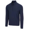 Greg Norman Men's Heather Half Zip Golf Midlayer 1 Greg Norman Men's Heather Half Zip Golf Midlayer -Best Golf Shop 361948 Navy Heather Greg Norman Heather Zip Midlayer 1