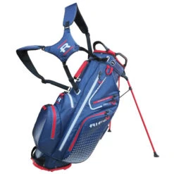 Rife Waterproof Golf Stand Bag -Best Golf Shop 362213 Navy Red Rife Waterproof Stand Bag 1a