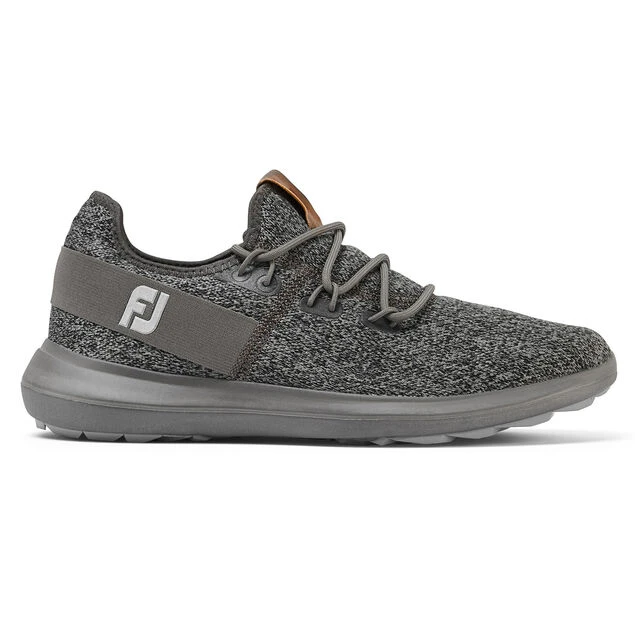 FootJoy Men's Flex Coastal Spikeless Golf Shoes FootJoy Men's Flex Coastal Spikeless Golf Shoes -Best Golf Shop 364409 Black Charcoal FootJoy Flex Coastal Shoes 1