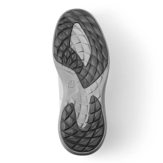 FootJoy Men's Flex Coastal Spikeless Golf Shoes FootJoy Men's Flex Coastal Spikeless Golf Shoes -Best Golf Shop 364409 White Grey FootJoy Flex Coastal Shoes 3