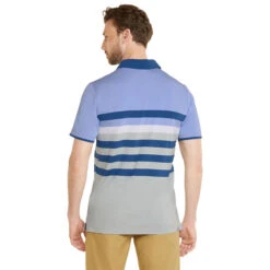 PUMA Golf PUMA Men's MATTR One Way Stretch Golf Polo Shirt -Best Golf Shop 364798 LavendarPop Blazing Blue PUMA MTTR One Way Polo Shirt 4