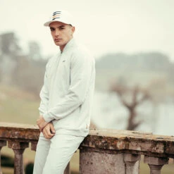 PUMA Golf PUMA Men's CLOUDSPUN Moving Day Half Zip Golf Midlayer -Best Golf Shop 365245 HighRise VibrantOrange PUMA Golf CLOUDSPUN Moving Day Zip Midlayer 2