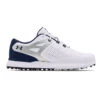 Under Armour Ladies Charged Breathe Spikeless Golf Shoes 2 Under Armour Ladies Charged Breathe Spikeless Golf Shoes -Best Golf Shop 365382 white acc 1