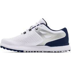 Under Armour Ladies Charged Breathe Spikeless Golf Shoes -Best Golf Shop 365382 white acc 2