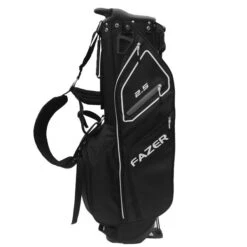 Fazer 2.5 Lightweight Golf Stand Bag -Best Golf Shop 365510 Black Silver Fazer 2 5 Stand Bag 5