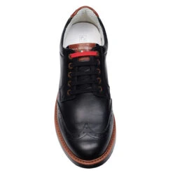 Duca Del Cosma Men's Eldorado Waterproof Spikeless Golf Shoes -Best Golf Shop 366676 Black Cognac Duca Del Cosma Eldorado Shoes 3