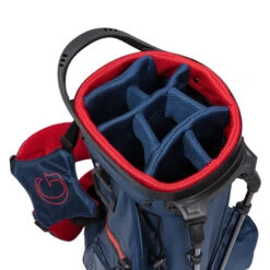 GOLFINO Premium Lightweight Golf Stand Bag 5 GOLFINO Premium Lightweight Golf Stand Bag -Best Golf Shop 366768 Navy Red GOLFINO Premium Stand Bag 4