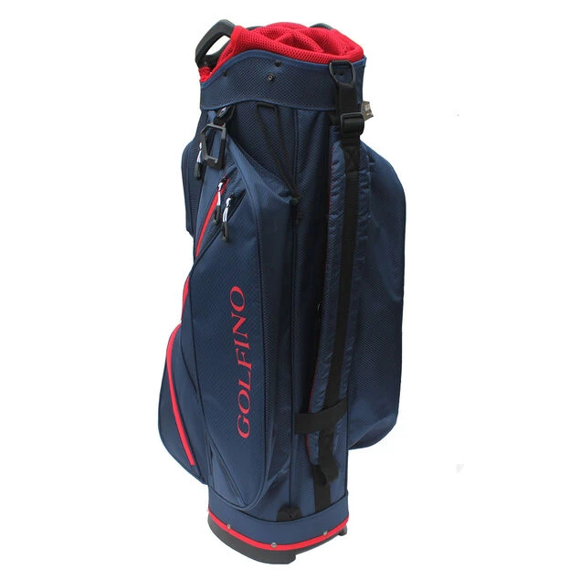 GOLFINO Premium Lightweight Golf Cart Bag GOLFINO Premium Lightweight Golf Cart Bag -Best Golf Shop 366772 Navy Red GOLFINO Premium Cart Bag 5 1