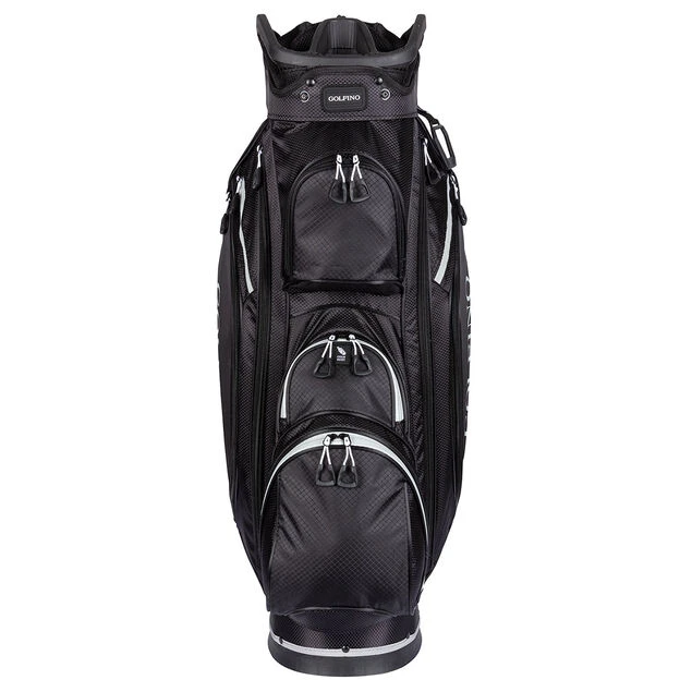 GOLFINO Premium Lightweight Golf Cart Bag GOLFINO Premium Lightweight Golf Cart Bag -Best Golf Shop 366772 black silver 3 1
