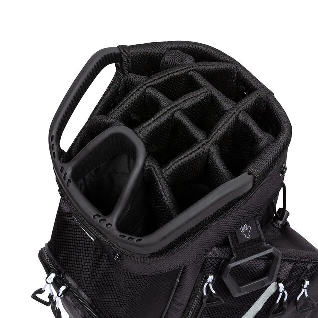 GOLFINO Premium Lightweight Golf Cart Bag GOLFINO Premium Lightweight Golf Cart Bag -Best Golf Shop 366772 black silver 4 1