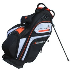 Benross Pro-Lite 2.0 Golf Stand Bag -Best Golf Shop 367059 Black White Orange Benross PRO LITE 2.0 Stand Bag 1