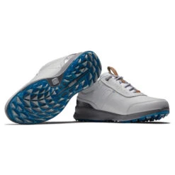 FootJoy Ladies Stratos Waterproof Spikeless Golf Shoes -Best Golf Shop 369383 White Grey FootJoy Stratos Ladies Shoes 5