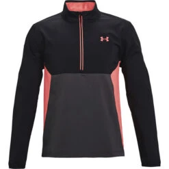 Under Armour Men's Storm Windstrike Half Zip Golf Midlayer -Best Golf Shop 388808 jet venom 1
