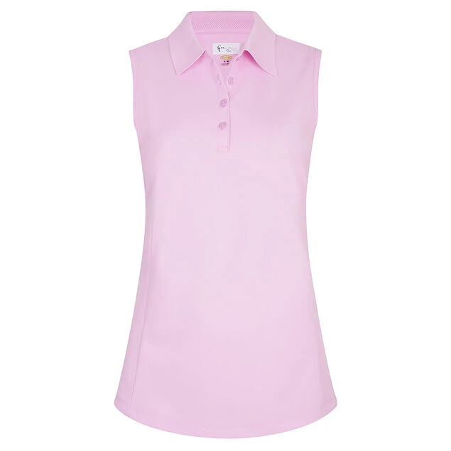 Greg Norman Ladies Sleeveless Golf Polo Shirt Greg Norman Ladies Sleeveless Golf Polo Shirt -Best Golf Shop 390929 bloom 1