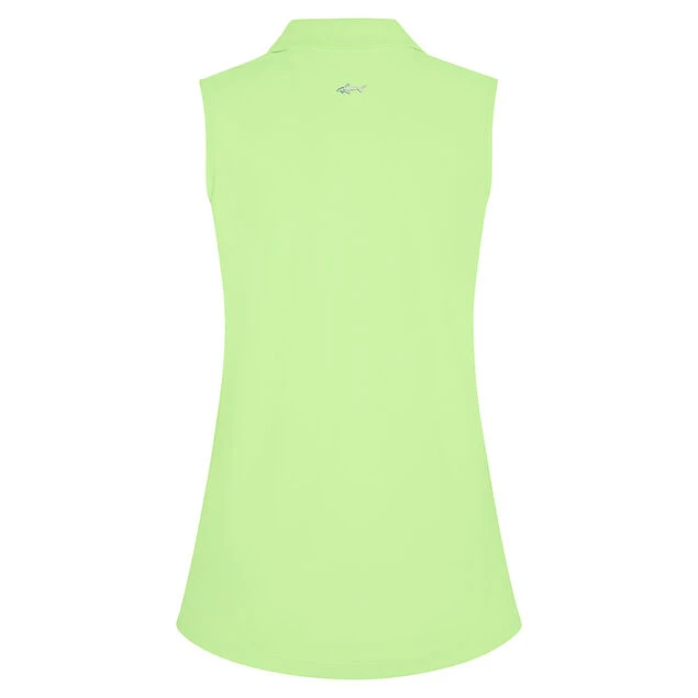 Greg Norman Ladies Sleeveless Golf Polo Shirt Greg Norman Ladies Sleeveless Golf Polo Shirt -Best Golf Shop 390929 lime 2
