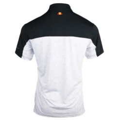 Ellesse Men's Insina Print Golf Polo Shirt -Best Golf Shop 391383 wht blk Ellesse Polo Insinia Print W21 2