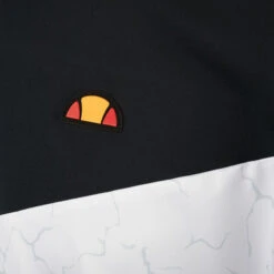 Ellesse Men's Insina Print Golf Polo Shirt -Best Golf Shop 391383 wht blk Ellesse Polo Insinia Print W21 4