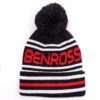 Benross Junior Pom Golf Bobble Knit Golf Hat -Best Golf Shop 392764 Navy Red Benross 1