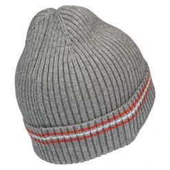 GOLFINO Men's Knitted Golf Hat -Best Golf Shop 394025 Silver Grey GOLFINO Pom Knitted Hat 2