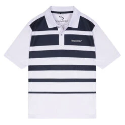 Stromberg Junior Strike Stretch Golf Polo Shirt -Best Golf Shop 394857 White Peacoat Stromberg Strike Junior Polo Shirt 1