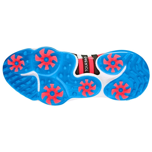 adidas Men's Tour360 22 Waterproof Spiked Golf Shoes Adidas Golf Adidas Men's Tour360 22 Waterproof Spiked Golf Shoes -Best Golf Shop 395407 White Black Blue adidas Golf Tour360 Infinity Shoes 2022 2