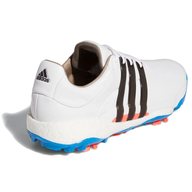 adidas Men's Tour360 22 Waterproof Spiked Golf Shoes Adidas Golf Adidas Men's Tour360 22 Waterproof Spiked Golf Shoes -Best Golf Shop 395407 White Black Blue adidas Golf Tour360 Infinity Shoes 2022 4