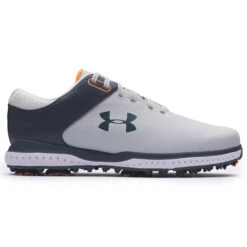 Under Armour Men's Medal RST Waterproof Spiked Golf Shoes -Best Golf Shop 396114 HaloGray Downpour Downpour Under Armour Mens Medal RST Waterproof Spiked Golf Shoes 1