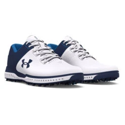 Under Armour Men's Medal RST Waterproof Spiked Golf Shoes -Best Golf Shop 396114 White Academy Under Armour Medal RST Shoes 5