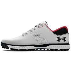 Under Armour Men's Medal RST Waterproof Spiked Golf Shoes -Best Golf Shop 396114 White Black Black Under Armour Medal RST Shoes 2