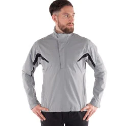 Galvin Green Men's Abe Waterproof Golf Jacket 5 Galvin Green Men's Abe Waterproof Golf Jacket -Best Golf Shop 396597 Sharkskin Black White Galvin Green Abe Waterproof Jacket 4