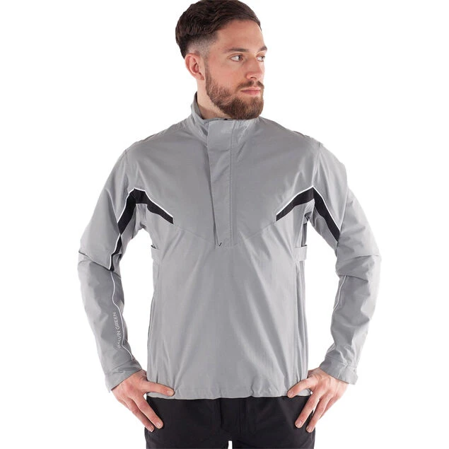 Galvin Green Men's Abe Waterproof Golf Jacket Galvin Green Men's Abe Waterproof Golf Jacket -Best Golf Shop 396597 Sharkskin Black White Galvin Green Abe Waterproof Jacket 4