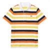 Lacoste Men's SPORT Breathable Striped Stretch Golf Polo Shirt 1 Lacoste Men's SPORT Breathable Striped Stretch Golf Polo Shirt -Best Golf Shop 397144 White Navy Orange Lacoste SPORT Breathable Striped Stretch Polo Shirt 1