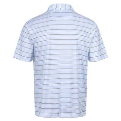 Greg Norman Men's Stripe Stretch Golf Polo Shirt 3 Greg Norman Men's Stripe Stretch Golf Polo Shirt -Best Golf Shop 397199 white 2
