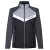 Benross Junior Hybrid Golf Jacket -Best Golf Shop 397496 Black Grey Benross Hybrid Junior Jacket 1
