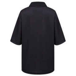 Benross Junior Swirl Stretch Golf Polo Shirt -Best Golf Shop 397506 Black Grey White Benross Swirl Junior Polo Shirt 2