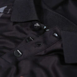 Benross Junior Swirl Stretch Golf Polo Shirt -Best Golf Shop 397506 Black Grey White Benross Swirl Junior Polo Shirt 4