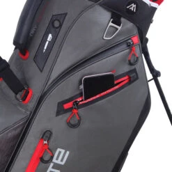 BIG MAX DRI LITE Hybrid Water-Resistant Golf Stand Bag -Best Golf Shop 397611 Charcoal Black Red BIG MAX DRI LITE Hybrid Stand Bag 5