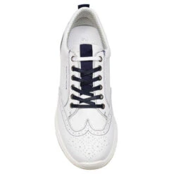 Duca Del Cosma Men's Heritage Waterproof Spiked Golf Shoes -Best Golf Shop 397728 WhiteNavy Duca Del Cosma Heritage Shoes 5