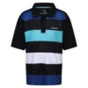 Stromberg Junior Beat Stripe Stretch Golf Polo Shirt -Best Golf Shop 397757 black 1