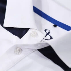 Stromberg Junior Beat Stripe Stretch Golf Polo Shirt -Best Golf Shop 397757 white 3